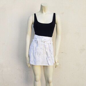 5/$100 SALE - Jazmin Chebar Linen Mini Skirt